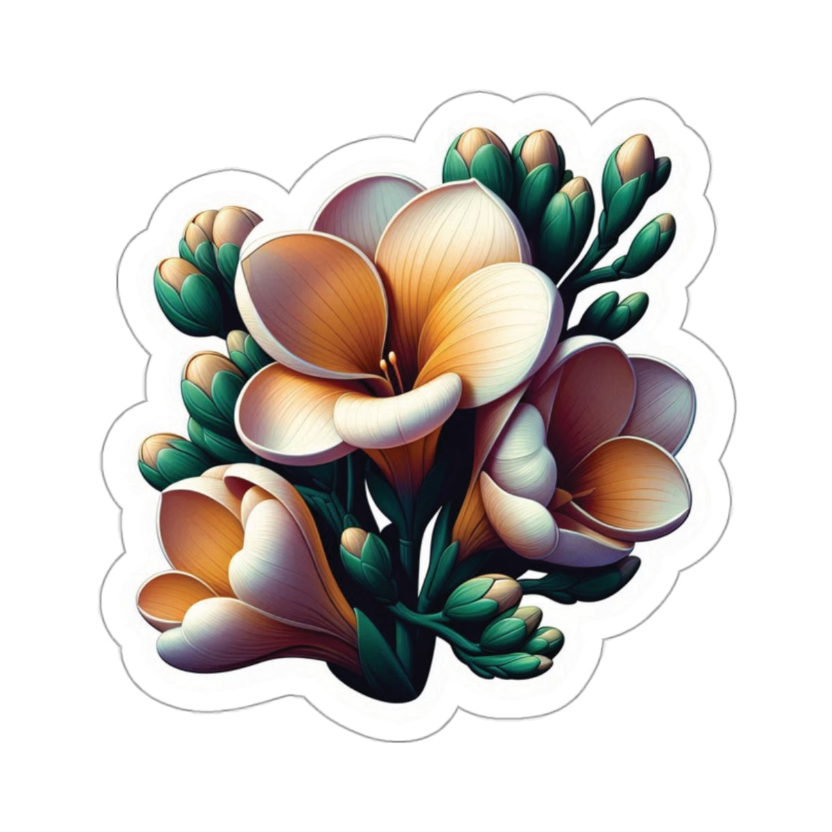 Freesias Sticker